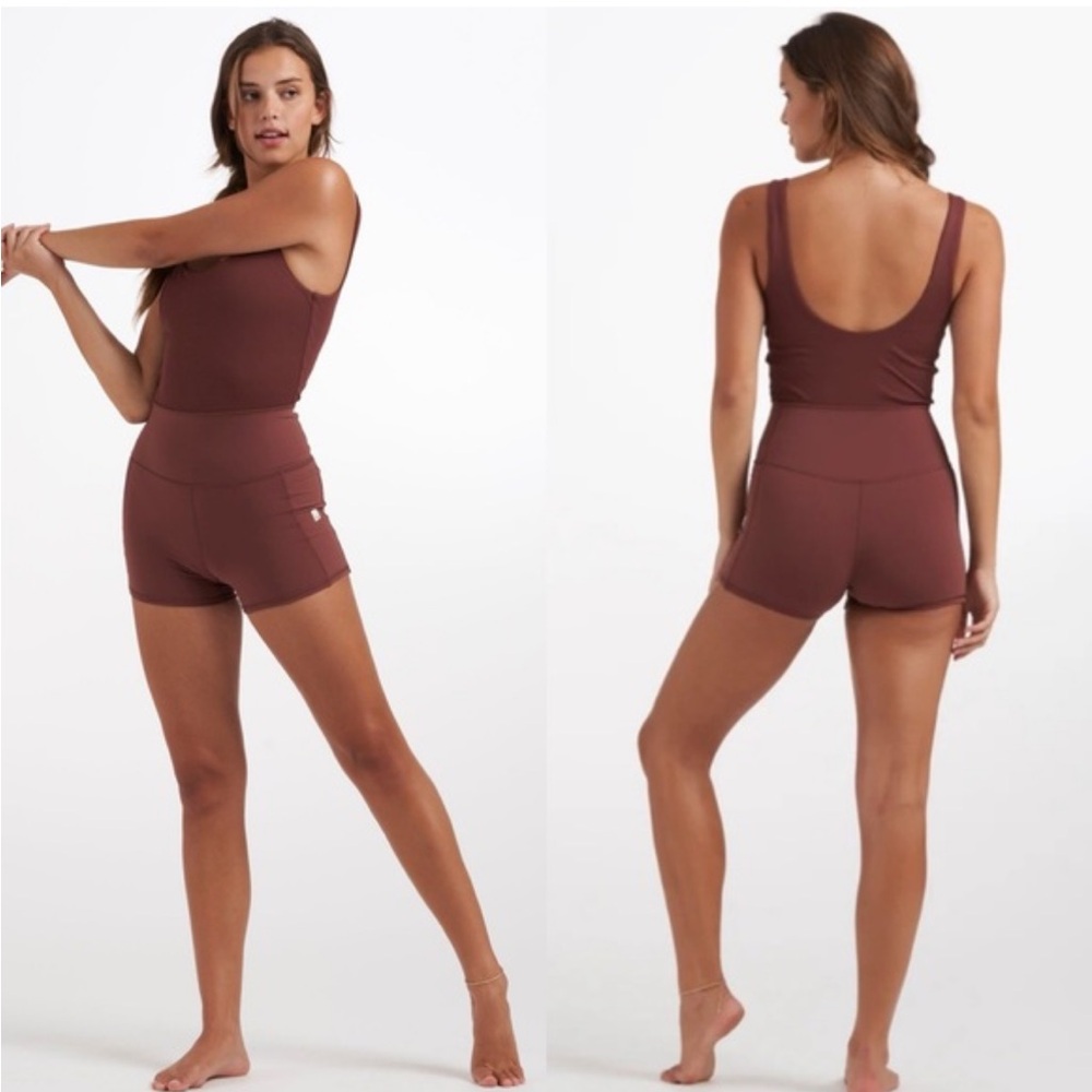 Vuori Brown Jumpsuit